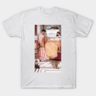 Waiting for an Answer by John William Godward T-Shirt